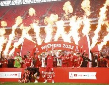 El Liverpool no conquistaba la Copa FA desde 2006 y ahora han sumado todos los trofeos importantes bajo las órdenes de Jurgen Klopp. EFE/N. Hall