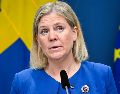 "Lo mejor para la seguridad de Suecia y de los suecos es entrar en la OTAN y hacerlo junto con Finlandia", dice la primera ministra. EFE / H. Montgomery