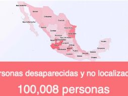 El 58 por ciento de las personas desaparecidas son hombres y el 42 por ciento mujeres. ESPECIAL