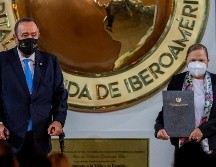 Los comentarios del Departamento de Estado sobre la fiscal Consuelo Porras (d) no fueron bien recibidos por Giammattei. AP/M. Castillo