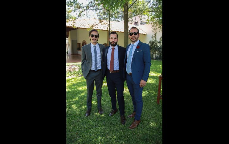 Cristóbal Rodríguez, Carlos Bucio y Jaime Ruiz Velasco. GENTE BIEN JALISCO/Antonio Martínez