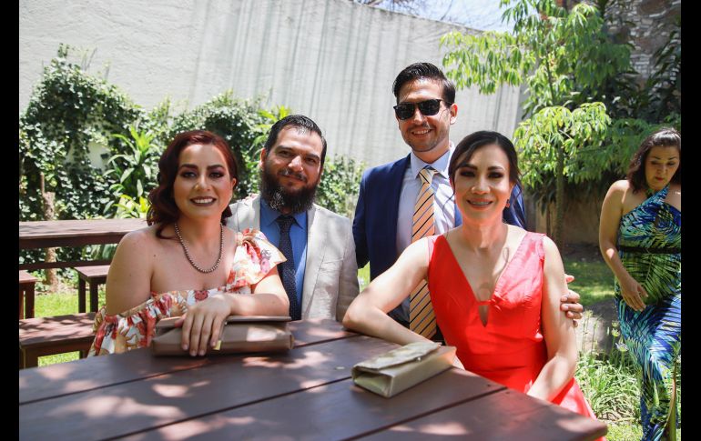 Nancy Vergara, José Bejarano, Julián Aguallo e Ileana García. GENTE BIEN JALISCO/Antonio Martínez