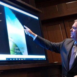 Ovnis: las inusuales imágenes y videos de "fenómenos aéreos inexplicables" que se mostraron en el Congreso de EE.UU.