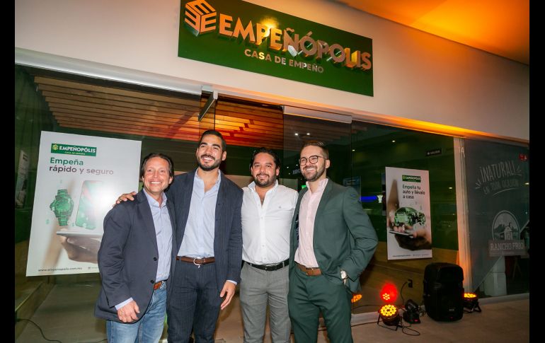 Ferenz Feher, René Castillo, Alberto Hidalgo y Alexis Calderón. GENTE BIEN JALISCO/Jorge Soltero
