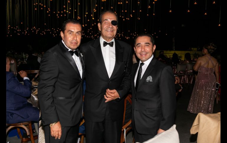 Óscar Dueñas, Héctor Ramón Le Courtois y Leopoldo Gálvez. GENTE BIEN JALISCO/Jorge Soltero
