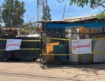 Las chatarreras fueron clausuradas por falta de licencia, de refrendo de la misma o no contar con la seguridad requerida. ESPECIAL/Gobierno de Tlajomulco