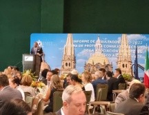 Durante el refrendo de su presidencia, recordó los eventos que han logrado en el turismo durante los dos últimos años. EL INFORMADOR/Y. Mora