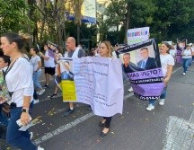 Se reunieron en la Plaza de la República, y caminaron por la avenida Chapultepec hasta llegar a la Glorieta de las y los desaparecidos. CORTESÍA / Sociedad Pablo Aguayo
