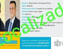 El maestro habí sido visto por última vez el pasado domingo por el rumbo de la colonia Santa Margarita, en Zapopan. FACEBOOK / Comisión de Búsqueda de Personas del Estado de Jalisco