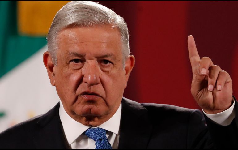 El Presidente López Obrador expuso el caso de un antiguo fraude petrolero asegurando saber quienes son los responsables. EFE / M. Gúzman