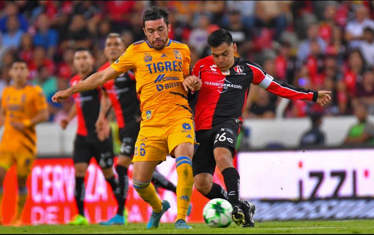 Atlas derrotó a Tigres en el partido de ida 3-0, con goles de Furch, Reyes y Quiñones. IMAGO7