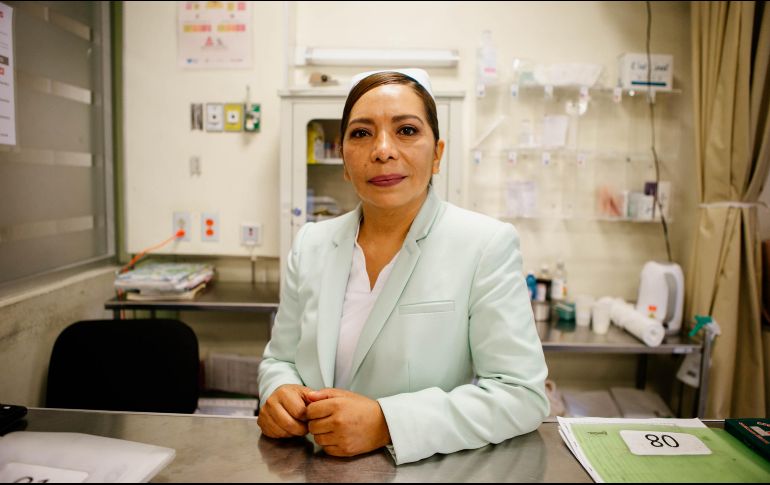 Virginia Ortiz Arrona trabaja desde hace 26 años en el Hospitalito. EL INFORMADOR/G. Gallo