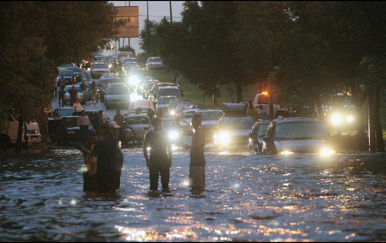 En toda la ciudad hay 500 punto susceptibles de inundación. EL INFORMADOR/Archivo