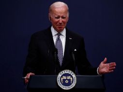 Biden estampa su firma desde Corea del Sur, donde se encuentra de viaje oficial, con lo que la legislación entra en vigor de manera inmediata. EFE / J. Heon-Kyun