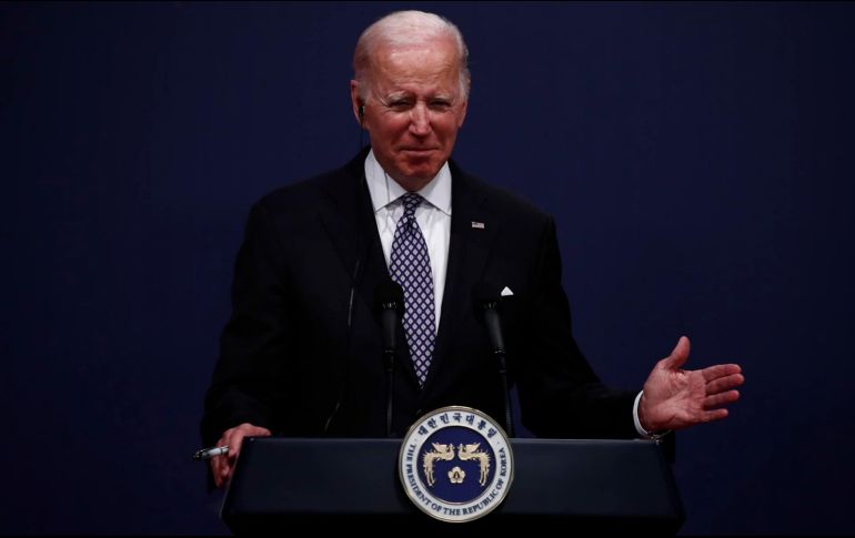Biden estampa su firma desde Corea del Sur, donde se encuentra de viaje oficial, con lo que la legislación entra en vigor de manera inmediata. EFE / J. Heon-Kyun