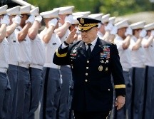 Mark Milley, general del Ejército estadounidense, presidió la graduación de cadetes. EFE/J. Szenes