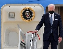 Biden arribando a Japón la mañana de este domingo. AFP / K. Nogi
