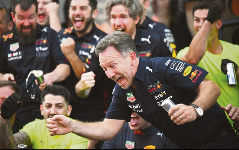 Al terminar la carrera, Horner justificó lo de España. Red bull Content Pool/ CORTESÍA