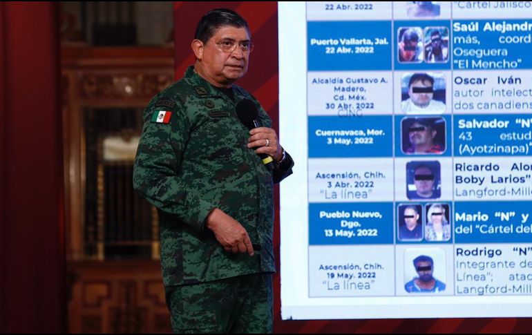 Del personal herido, el general Luis Cresencio Sandoval explicó que 228 elementos se han podido reincorporar a sus actividades. SUN / D. Sánchez