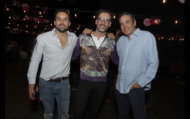 Luis Fernández del Valle, Oscar Naveja y Marcos García Vivanco. GENTE BIEN JALISCO/Claudio Jimeno