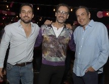 Luis Fernández del Valle, Oscar Naveja y Marcos García Vivanco. GENTE BIEN JALISCO/Claudio Jimeno