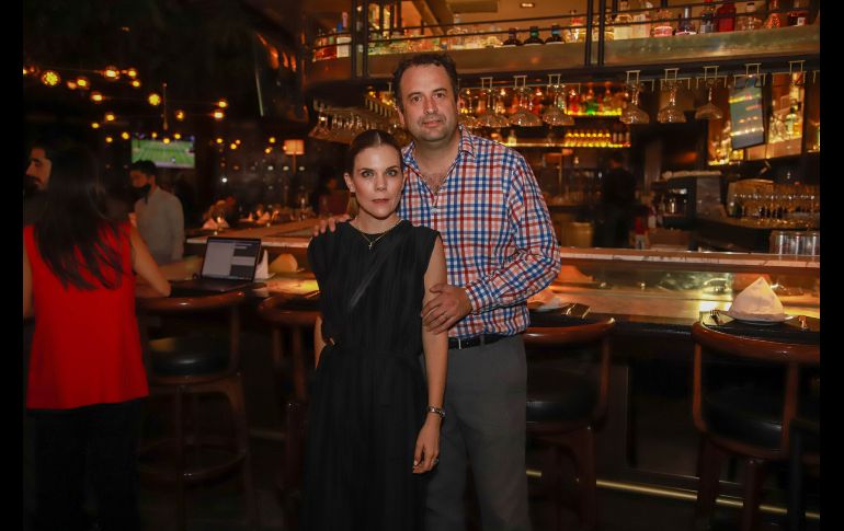 Giovanni Gerini y Andréa Behn. GENTE BIEN JALISCO/Antonio Martínez