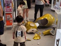 Los empleados culparon al infante de haberlo tumbado y los padres tuvieron que pagar 4 mil dólares. ESPECIAL