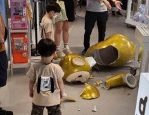 Los empleados culparon al infante de haberlo tumbado y los padres tuvieron que pagar 4 mil dólares. ESPECIAL