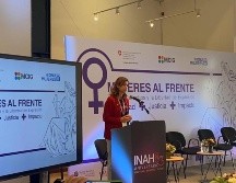 Belén Sáenz representante de ONU Mujeres en México, participó en el encuentro Mujeres al frente por los derechos y la libertad de expresión.