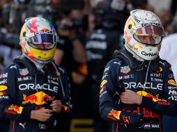 Max Verstappen lidera el campeonato de pilotos y Sergio Pérez es tercero. EFE/A. ESTÉVEZ