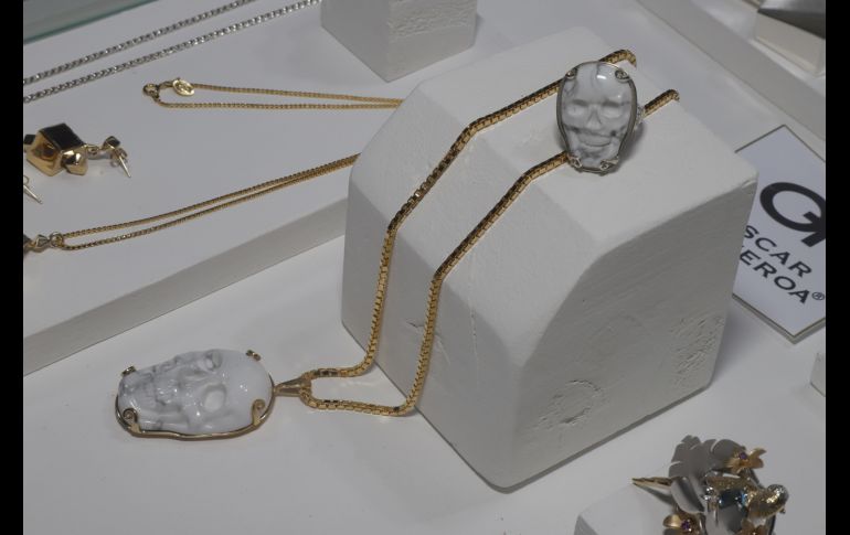 Exhibición de las piezas de los galardonados.