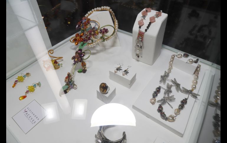 Exhibición de las piezas de los galardonados.