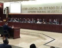 En la pasada sesión del pleno del Supremo Tribunal de Justicia, la firma del desplegado del Gobierno de Jalisco dividió opiniones. EL INFORMADOR/R. Rivas