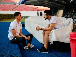 Ambos guardametas platicaron largo y tendido durante el día de medios. EL INFORMADOR/G. GALLO