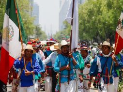 La comunidad wixaritari reclama que se les devuelvan 11 hectáreas que fueron invadidas por ganaderos de Nayari. EFE/I. Esquivel