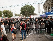 El operativo en el Coloso de la Calzada Independencia cuenta con la presencia de dos mil 200 elementos tanto al interior como al exterior del recinto. EL INFORMADOR/G. GALLO