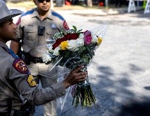 Autoridades y ciudadanos de Uvalde lloran por la tragedia. AFP/J. Vonderhaar
