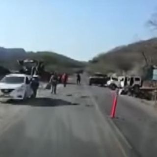 Hombres armados detienen convoy que acompañó al Presidente a cuna de "El Chapo"