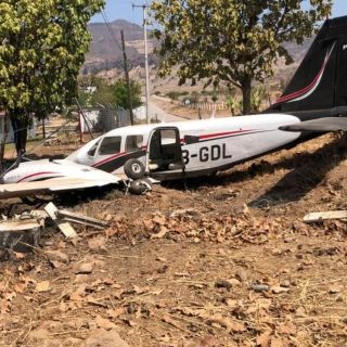 Tepic: Se accidenta avioneta donde viajaba la alcaldesa Geraldine Ponce