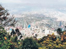 Así luce Bogotá desde el cerro de Monserrate, una experiencia que vale la pena disfrutar. EL INFORMADOR/F. González