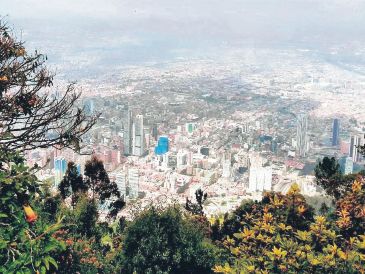 Así luce Bogotá desde el cerro de Monserrate, una experiencia que vale la pena disfrutar. EL INFORMADOR/F. González