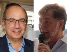 El ex presidente de México Felipe Calderón y el diputado Gerardo Fernández Noroña. ESPECIAL