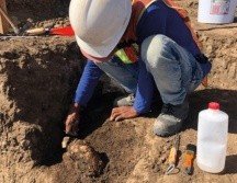 El hallazgo del sitio arqueológico en Mazatlán sucedió gracias a unas obras de pavimentación. ESPECIAL/Centro INAH Sinaloa