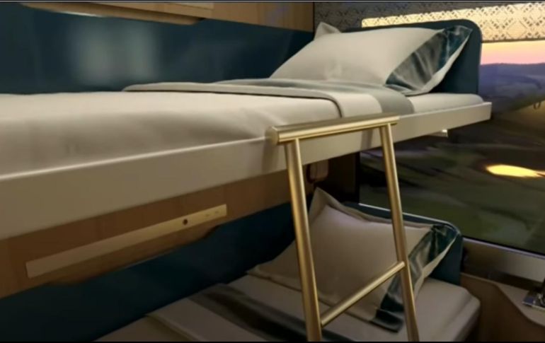 Para viajes de larga duración, los trenes contarán con camas. ESPECIAL