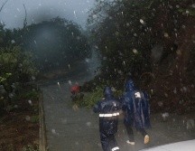 Cortes en carreteras, árboles y postes caídos dejó en la costa sur del Pacífico de México el paso de 