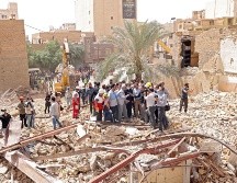 Protestaban por el derrumbe de un edificio en el que murieron al menos 34 personas. EFE/ESPECIAL