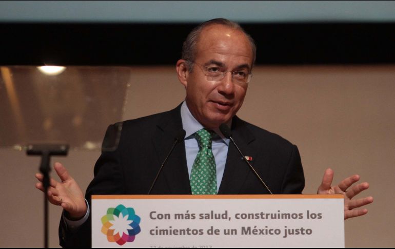 Felipe Calderón sigue en boca de todos. NTX/ARCHIVO