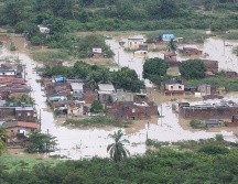 Fotografía cedida por la Presidencia de Brasil que muestra una vista aérea de la ciudad de Recife afectada por las fuertes lluvias. EFE/C. Caetano-Presidencia de Brasil