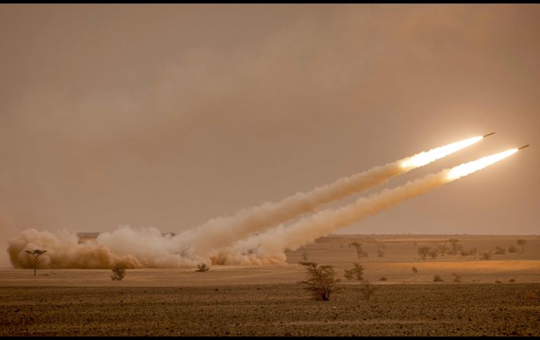 Los Himars usarán municiones guiadas de precisión con un alcance de 80 kilómetros. AFP/ARCHIVO