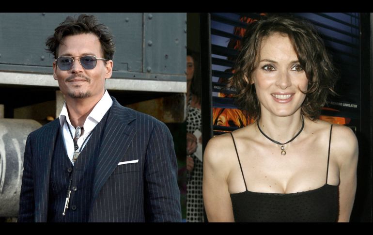 Los actores Johnny Depp y Winona Ryder mantuvieron uno de los noviazgos más mediáticos de los 90. AFP/ Kevin Winter, REUTERS/ Fred Prouser